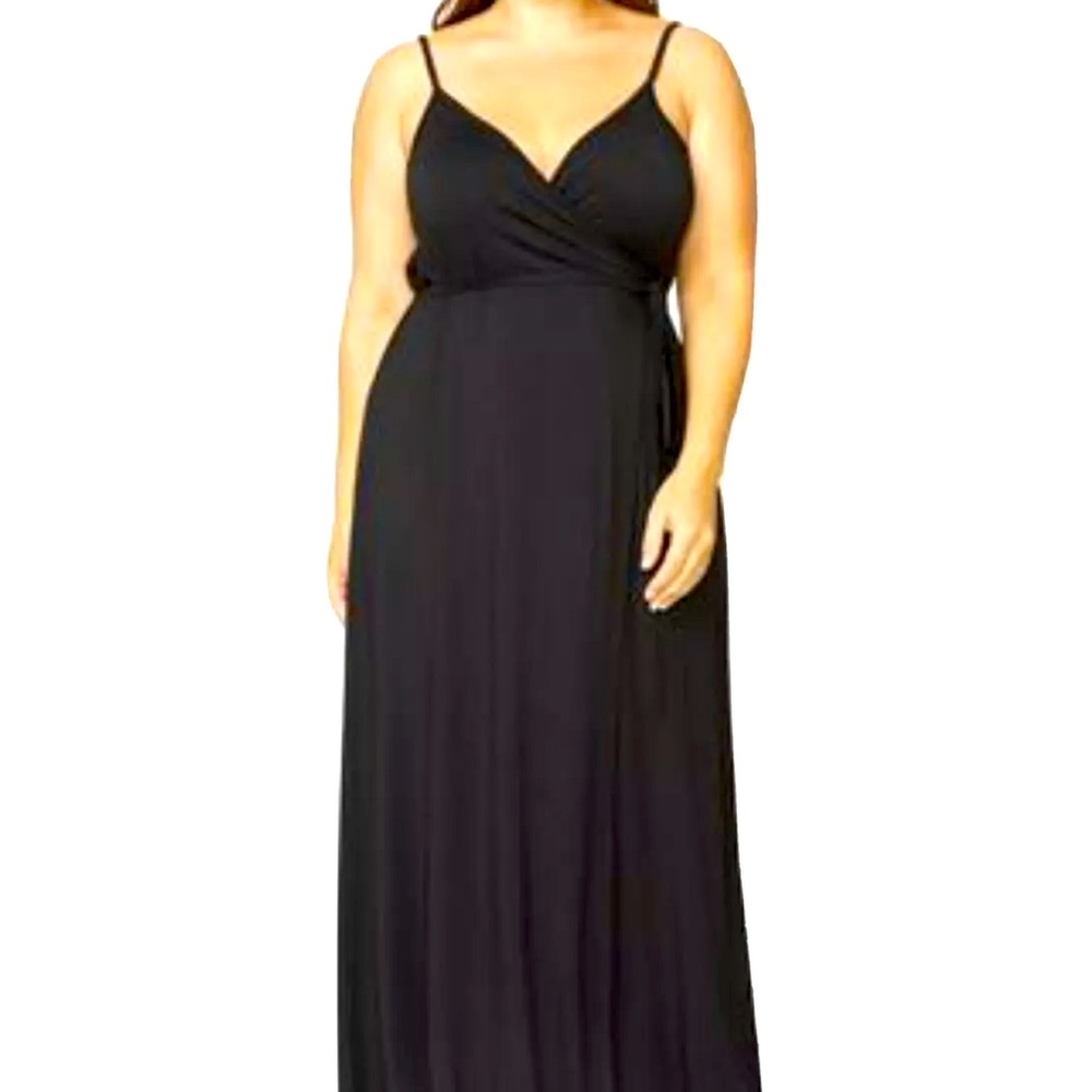NWT Rachel Pally Black Tie Wrap Dress